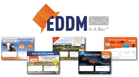 3 Convenient Options For Marketing Exede with Every Door Direct Mail®